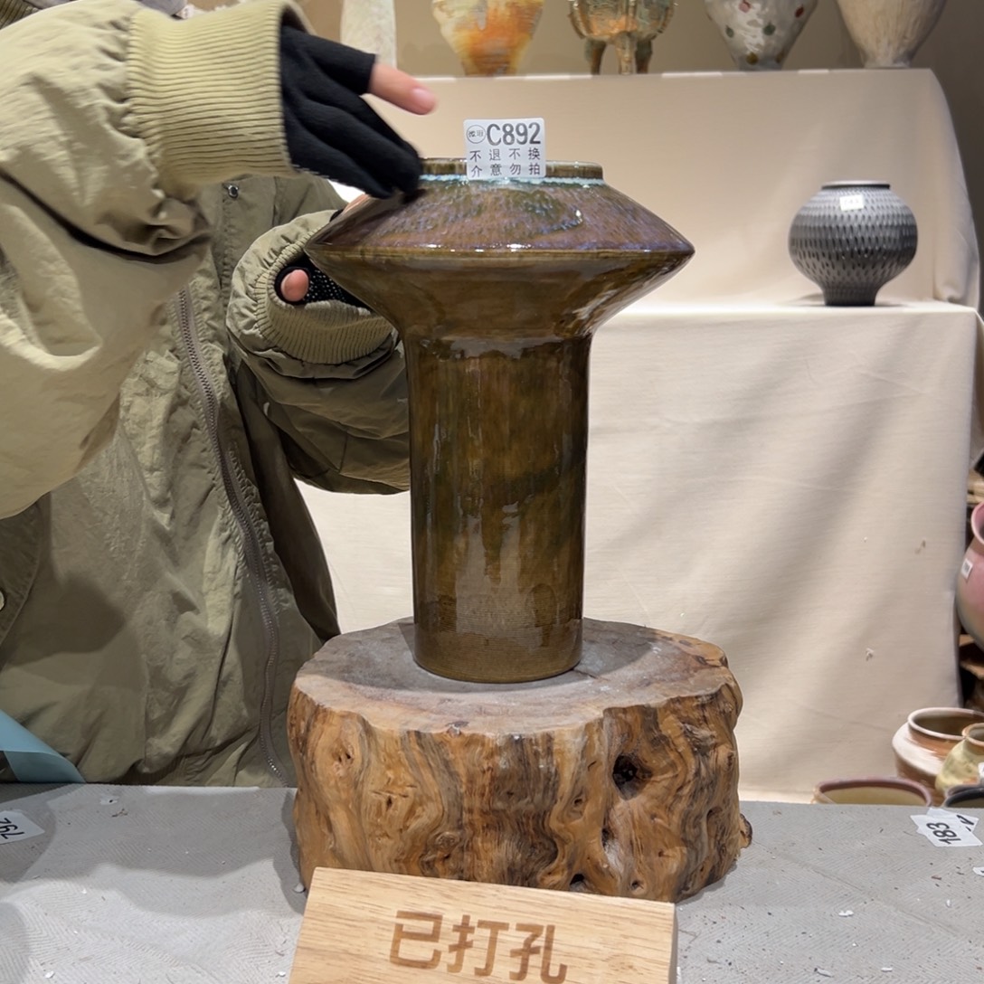 瓷892花瓶摆件花瓶摆件花瓶