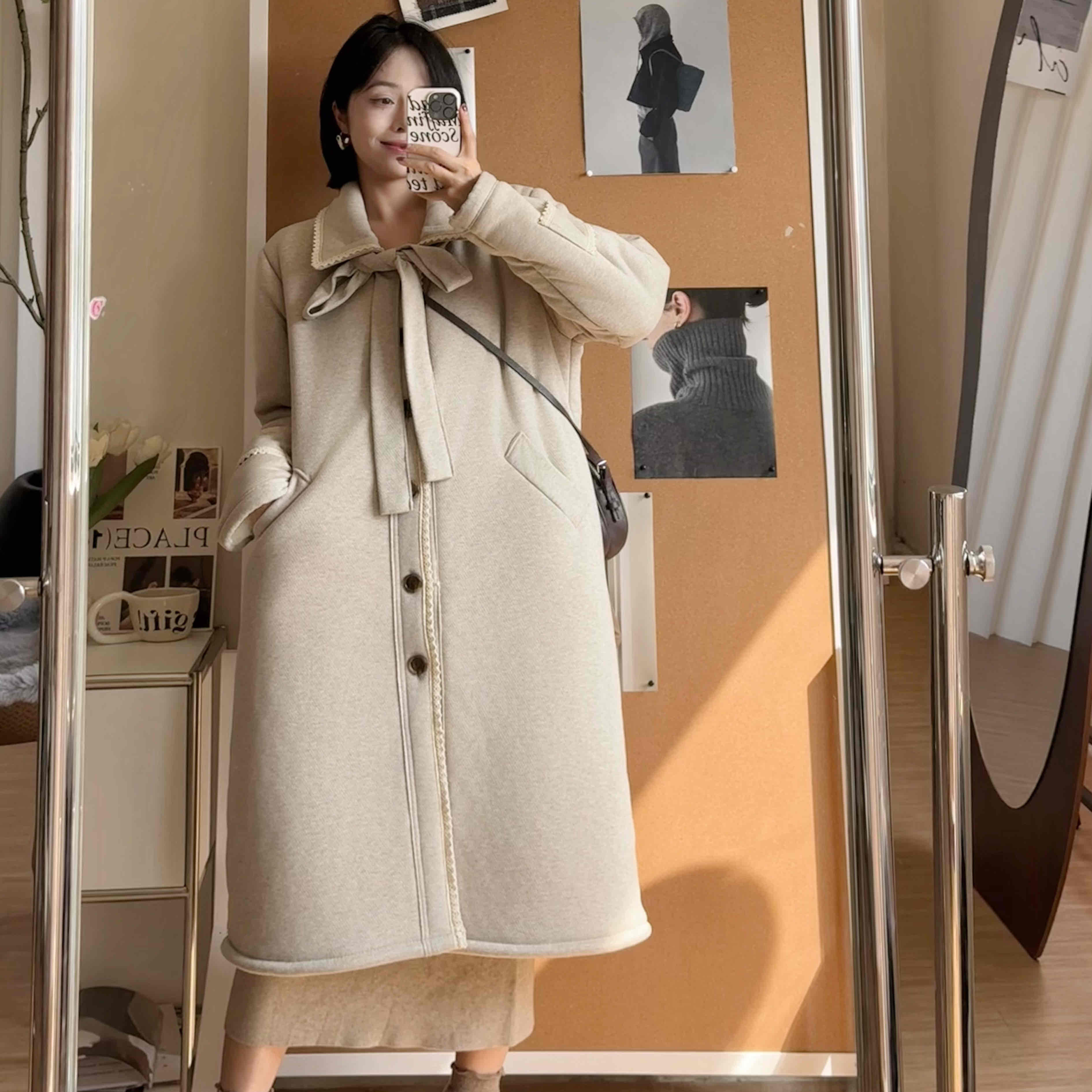 清孤品睡衣家居服三层加绒加厚【会有微瑕】超厚睡衣