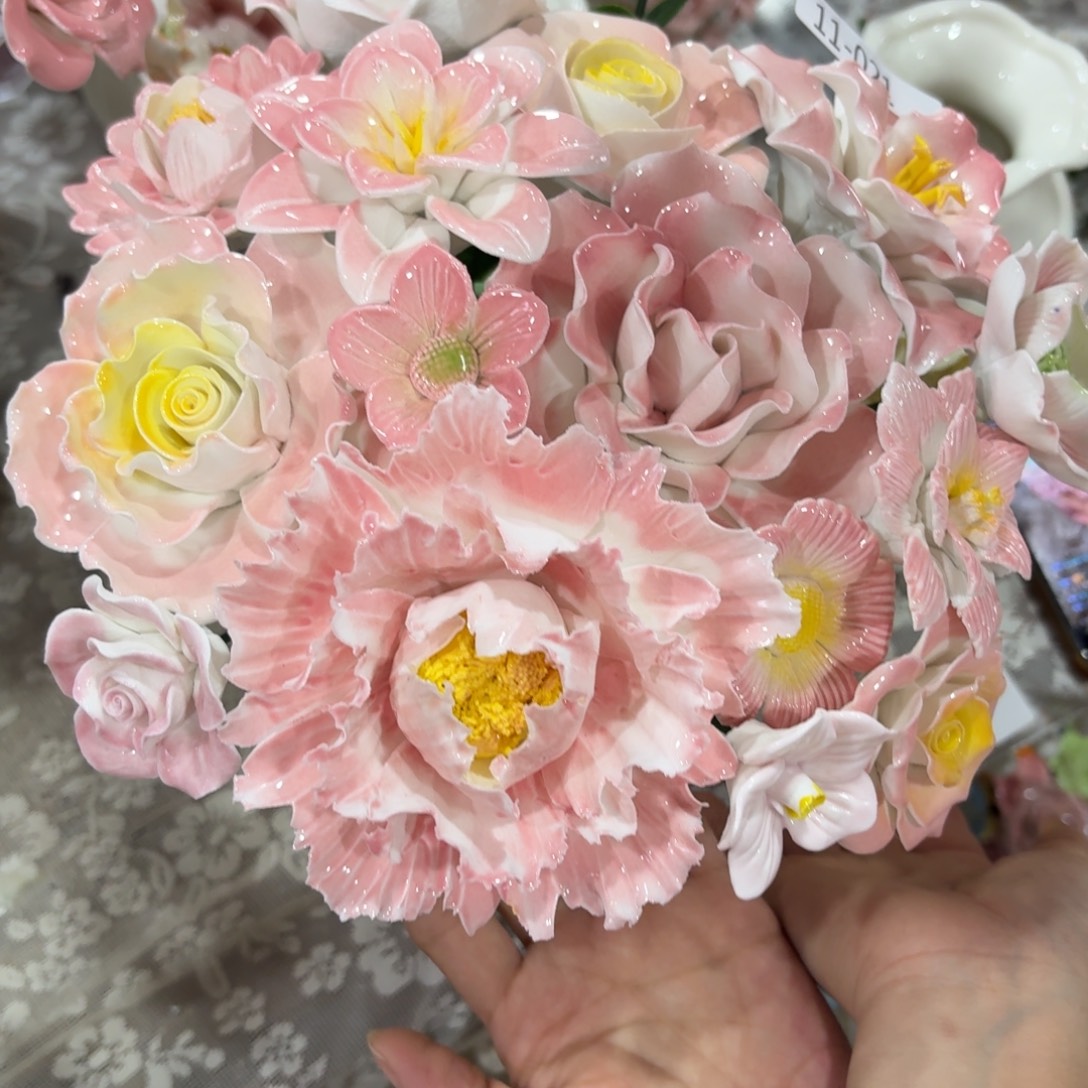 1121 陶瓷花满20元发货，请勿随意退款
