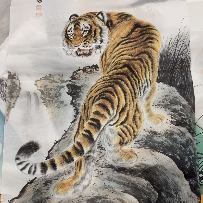 【闪购商品】白****2国画艺术作品欣赏