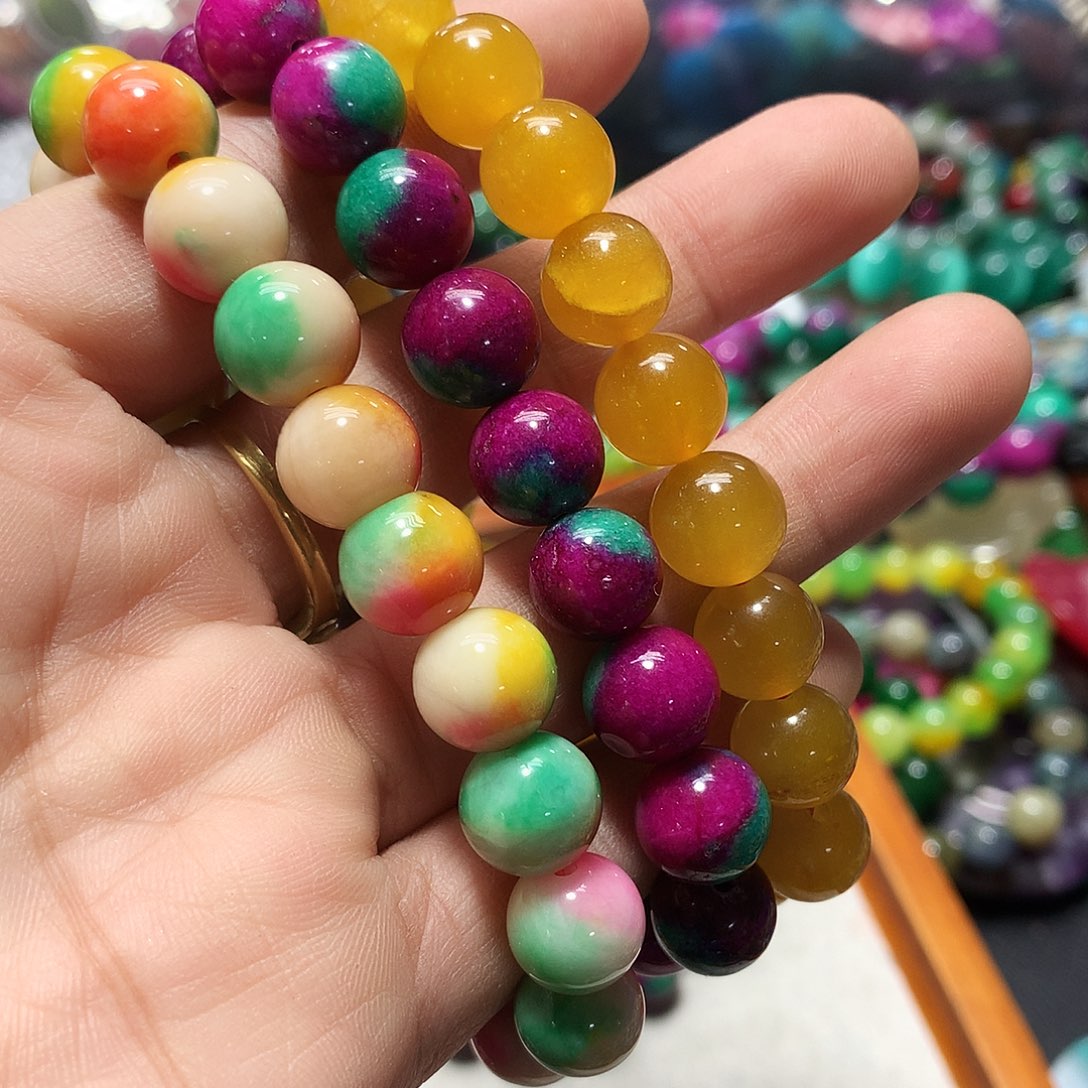 未镶嵌手串玛瑙/玉髓卡10三条