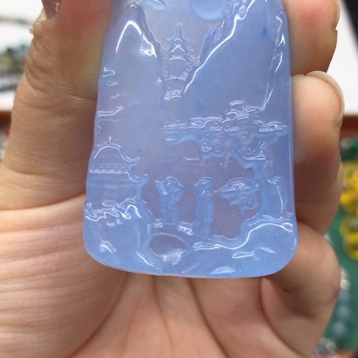 颈饰未镶嵌翡翠吊坠