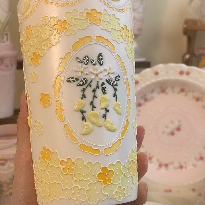 超大立体的芒果杯