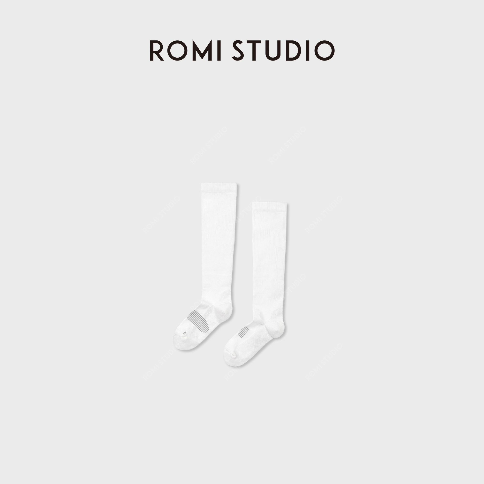 ROMI STUDIO“压力袜”脚尖脚跟棉毛圈脚底分区压力袜 RWDSP02333