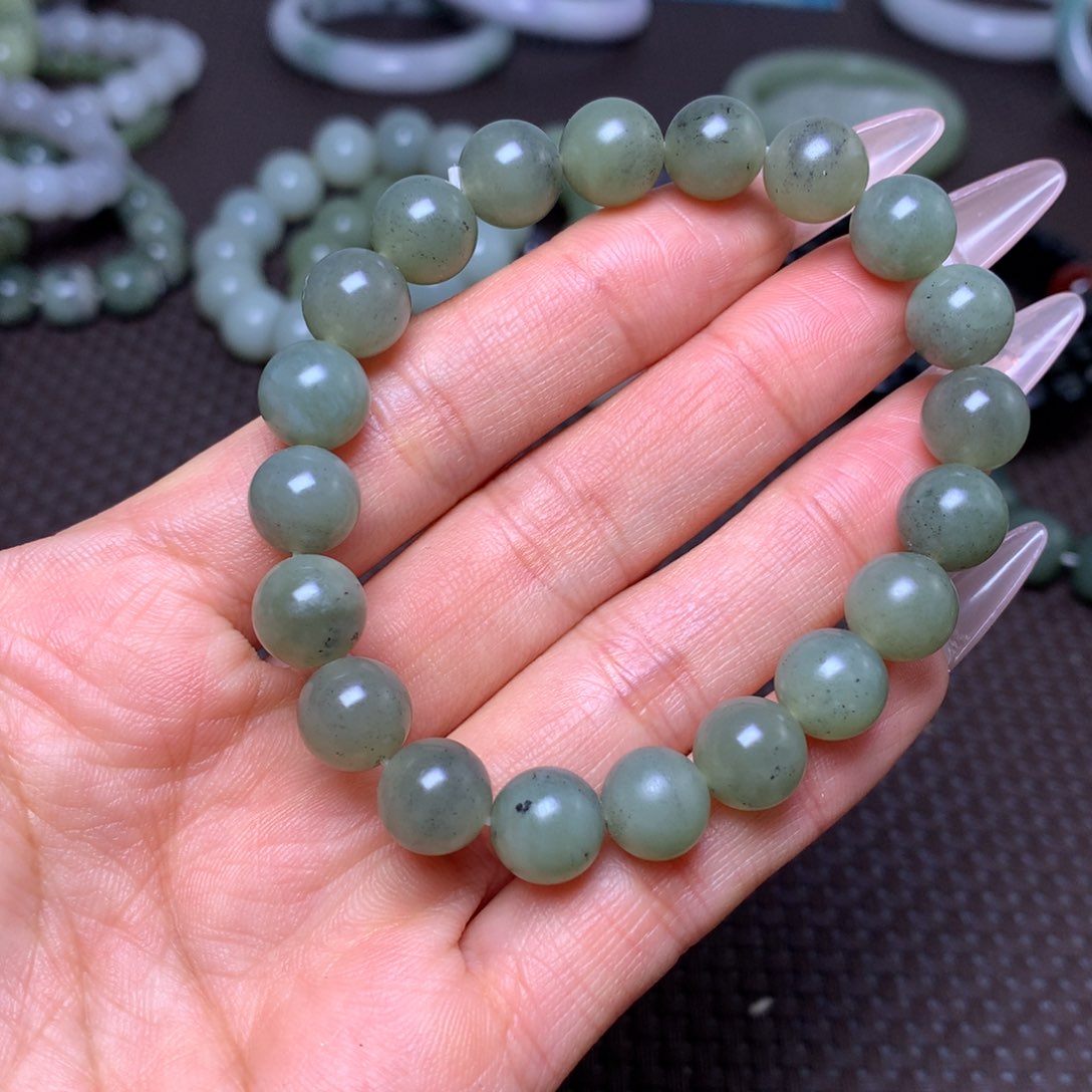 未镶嵌手串和田玉卡10