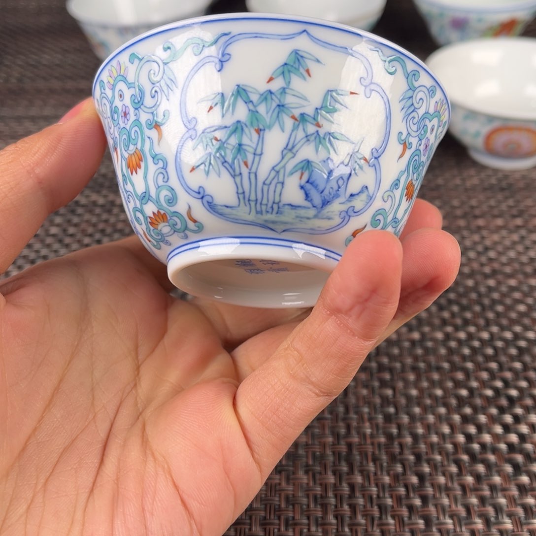 瓷片景德镇陶瓷杯子