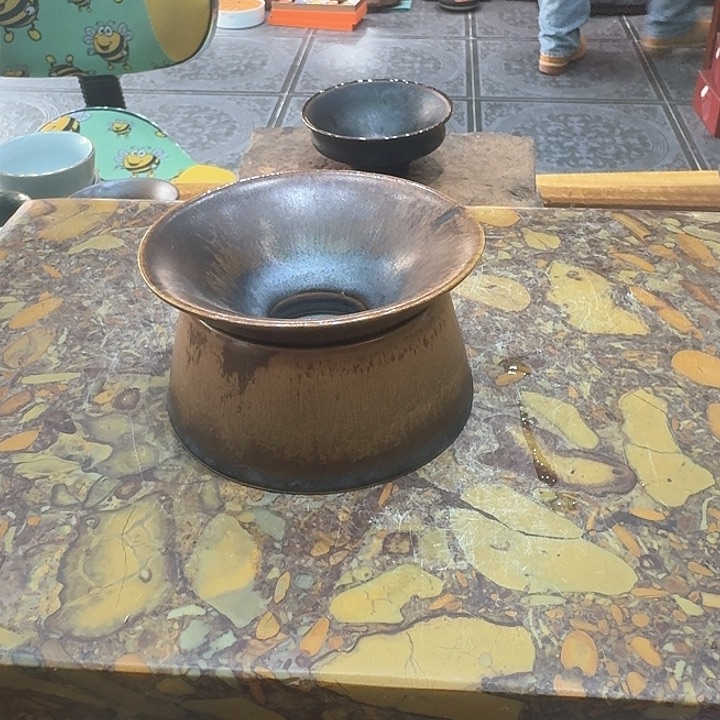 陶烧茶漏一个，陶。。。