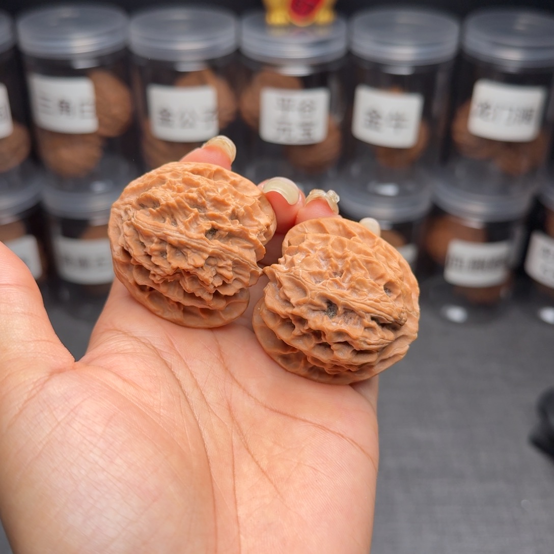 文玩核桃把件高炮苹果园