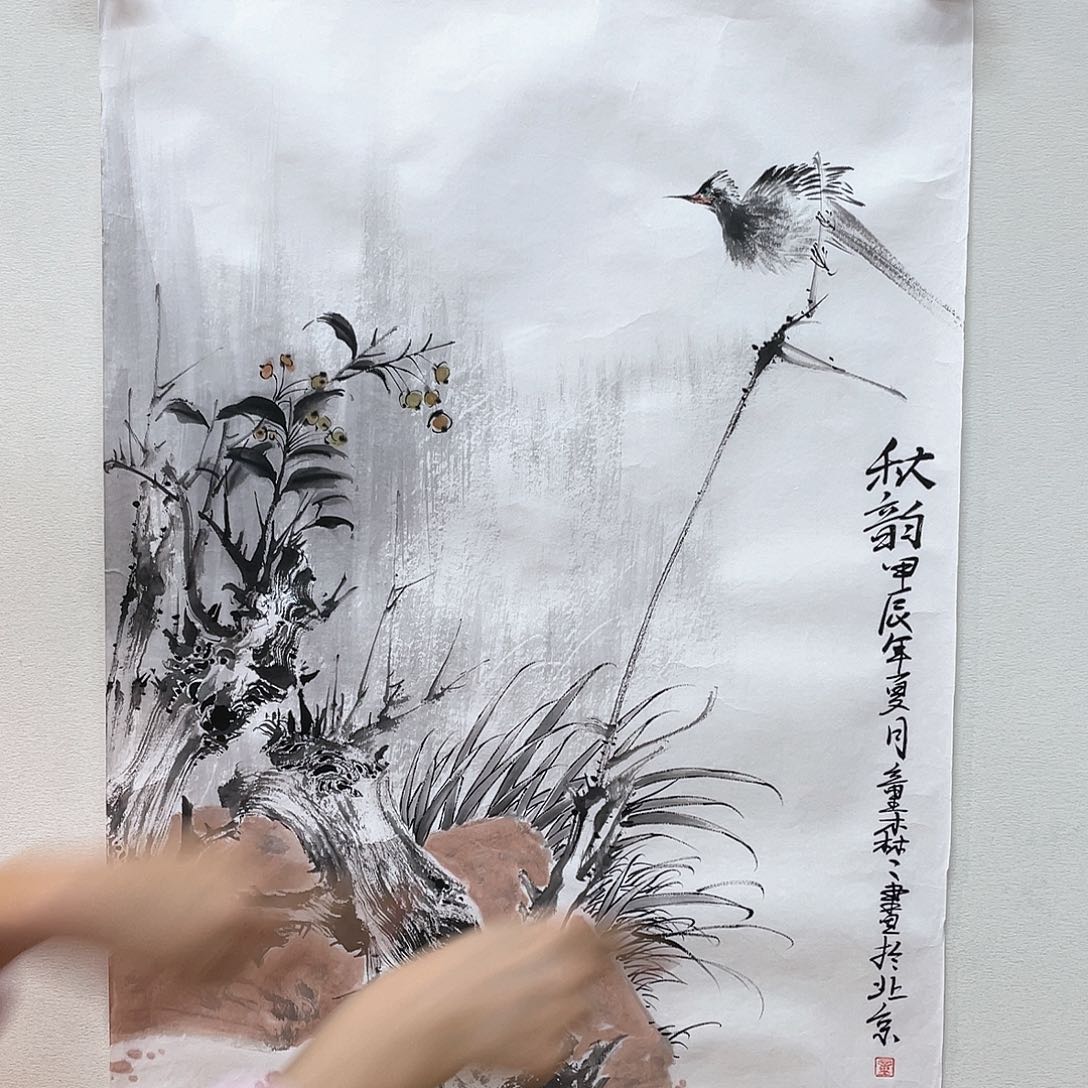 国画把门放了下午回来的时候