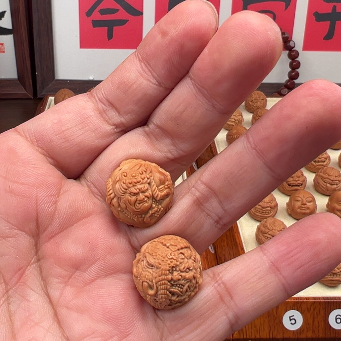 故***秋核桃手串/手链靠山冥王单颗一念象神单颗