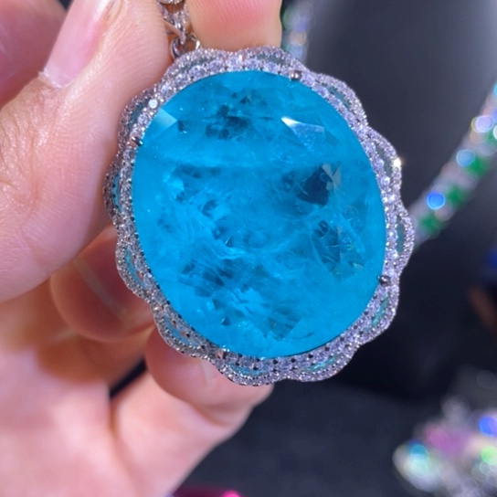 颈饰红宝石银S925镶嵌