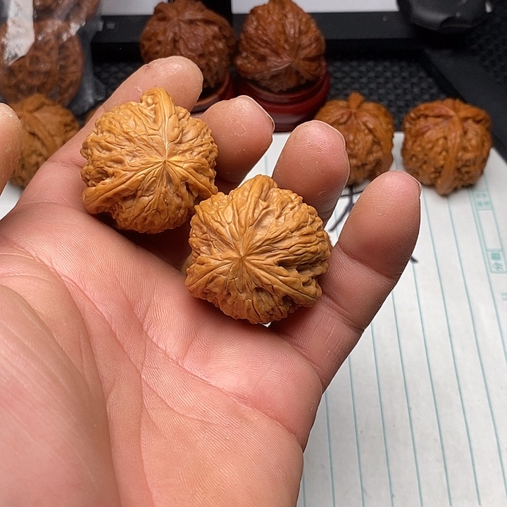 洛***宇核桃把件拼接铁锤3