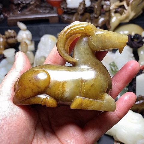 【闪购商品】和田玉（糖玉）挂件未镶嵌用****扬