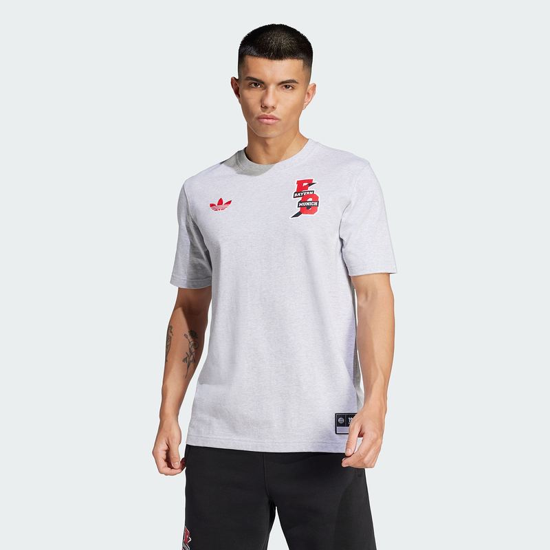 阿迪达斯 （adidas）男子拜仁足球T恤短袖JL6112