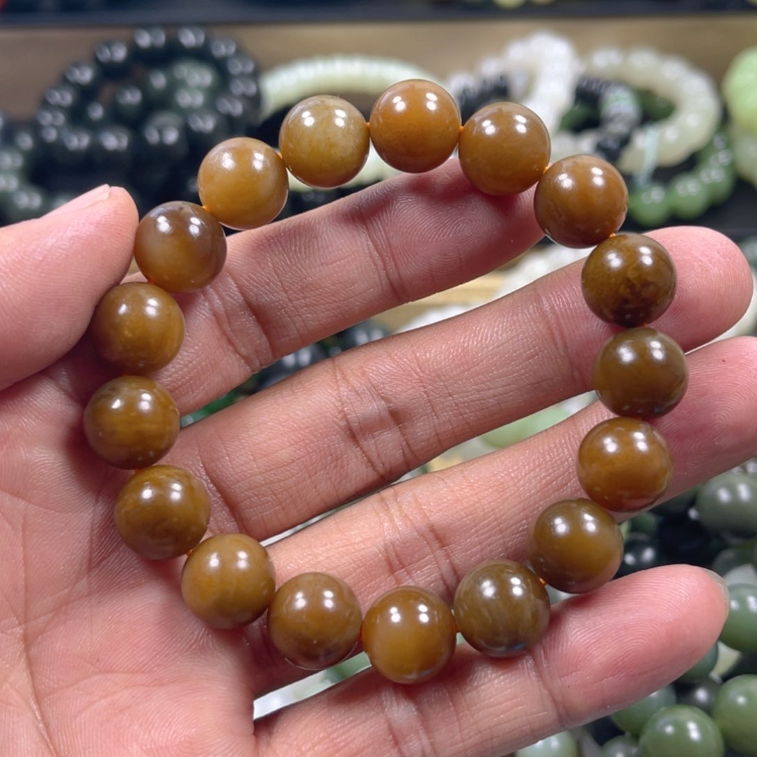 和田玉手串未镶嵌