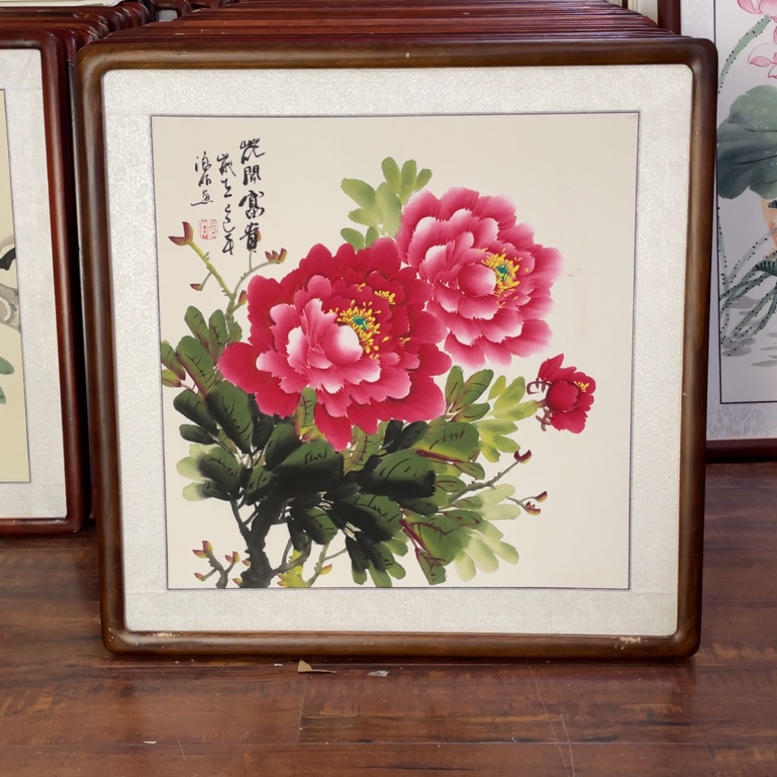 国画带框尺寸63*63厘米