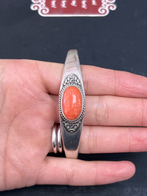 不锈钢树脂手镯 民族风格手镯