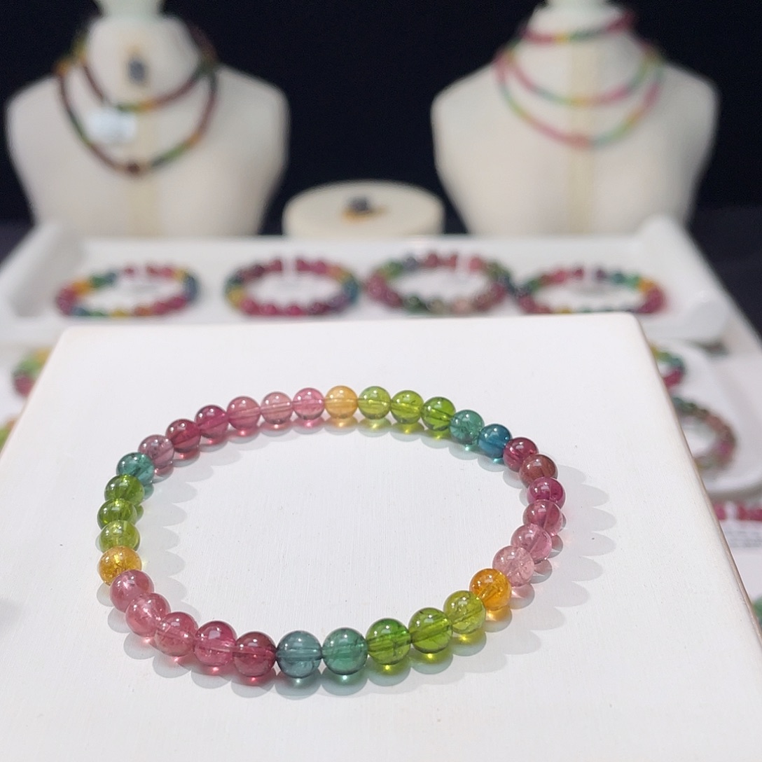 碧玺手串未镶嵌5.6mm±