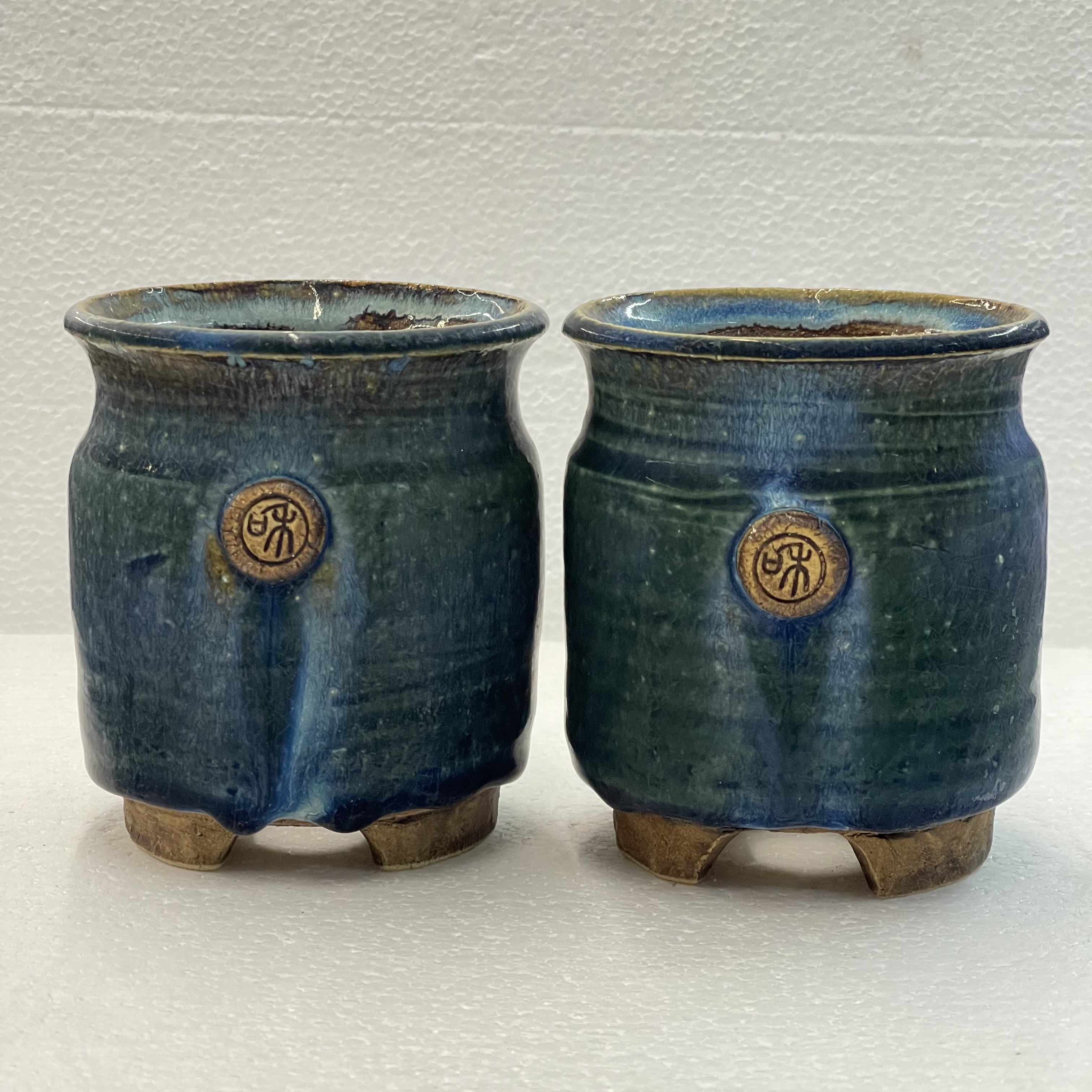 青铜小高奶罐，链接是2个花盆价钱，内口径9高11左右，麦饭石材质