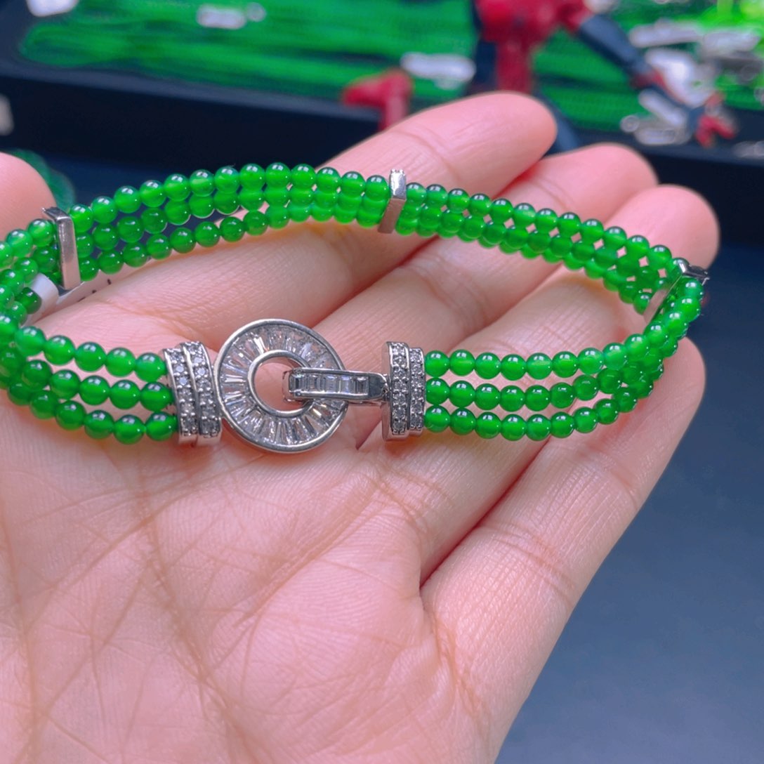 翡翠项链未镶嵌，1