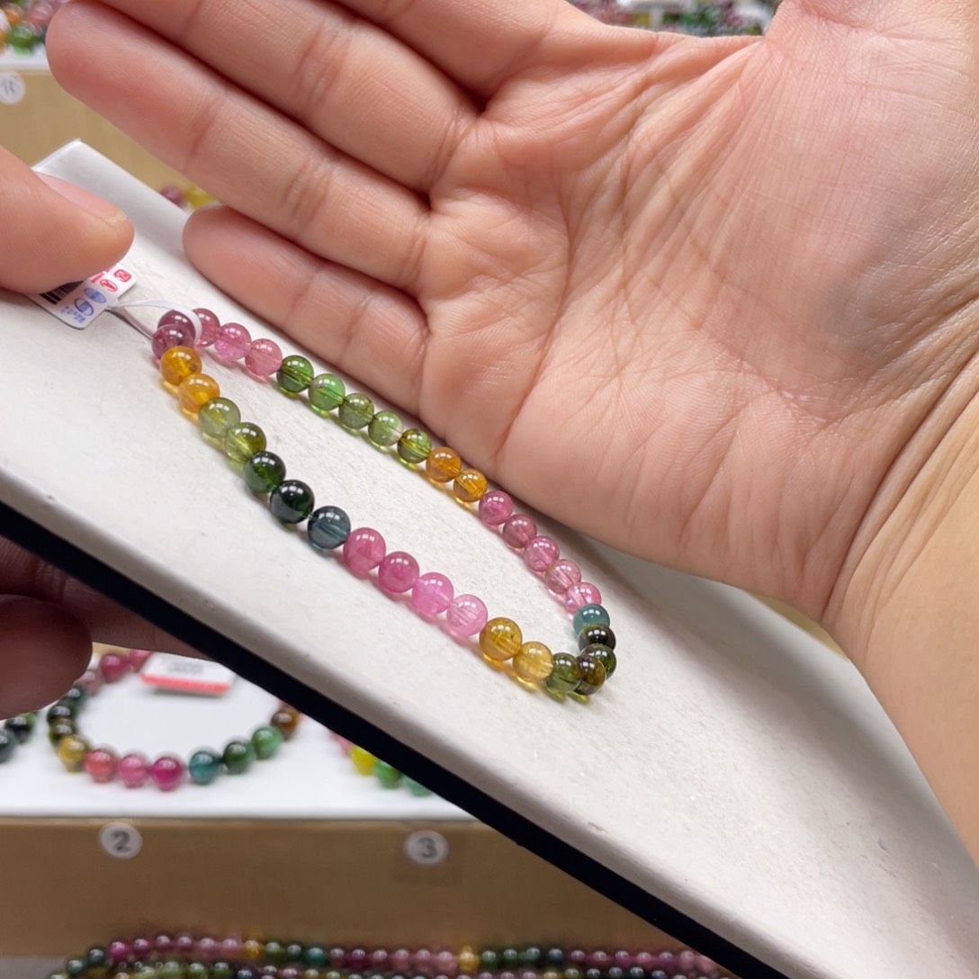 碧玺手串未镶嵌5.3mmmmmmmmmmmmmmmmmmm