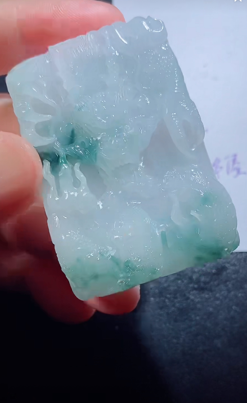 定制翡翠未镶嵌毛货不支持退换付款后联系客服确认抛光