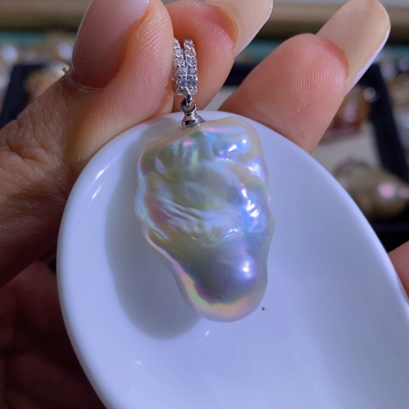 【闪购商品】淡水珍珠天然珍珠（微瑕）随机合金