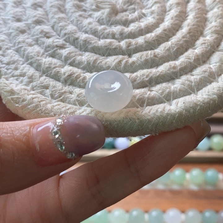 散珠翡翠福利品 白冰小肥扣 买断不退换