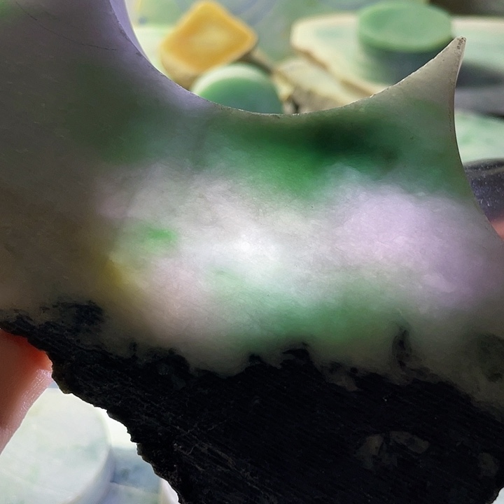 翡翠挂件未镶嵌毛料49