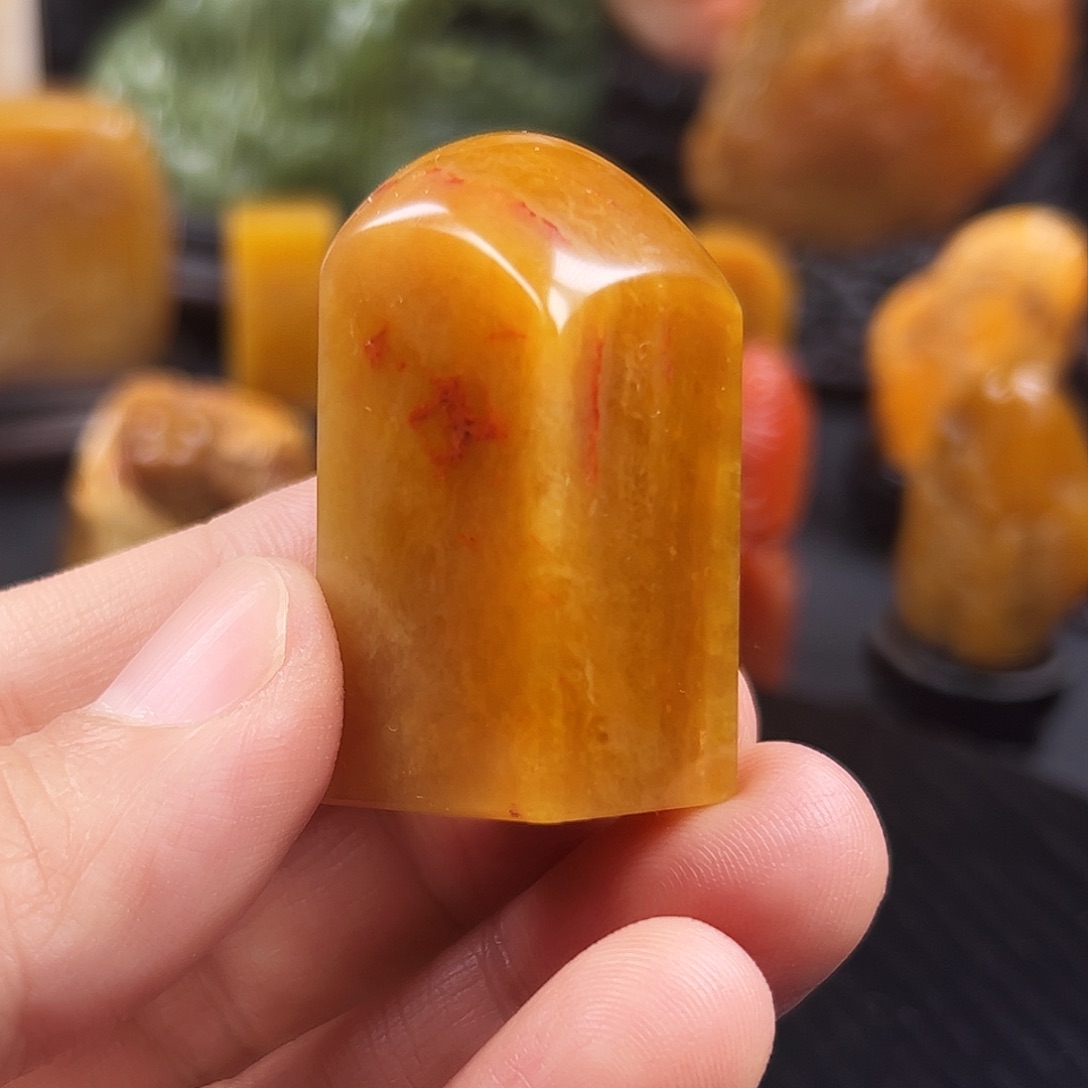寿山石杜陵石印章