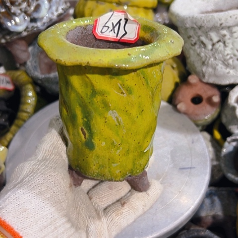 粗陶花盆手工花盆制作