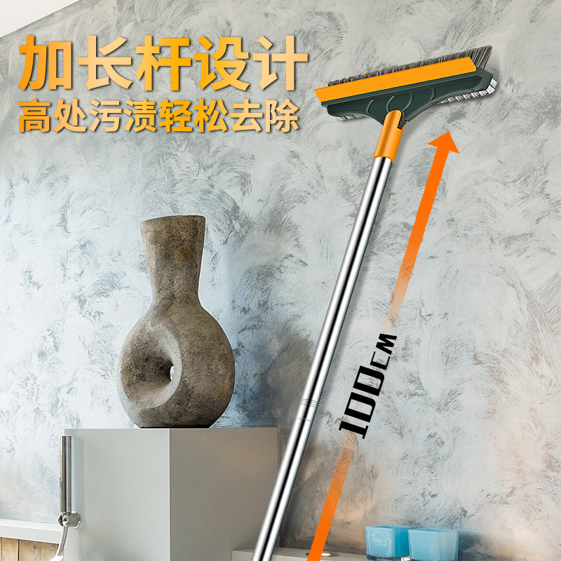 浴室厨房清洁刷缝隙墙角地砖用多功能绿色白色不锈钢材质日用工具