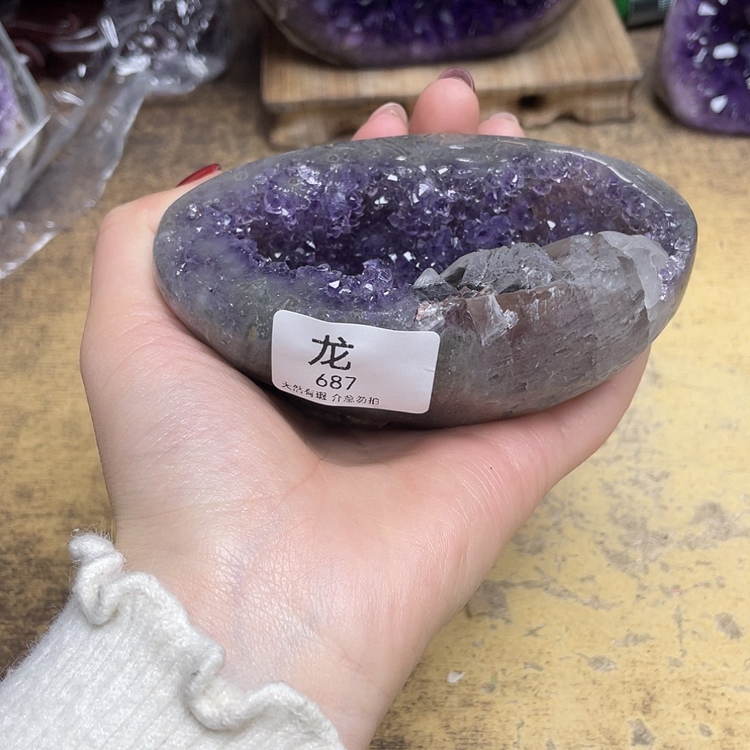 未镶嵌大型摆件（非配饰）紫晶