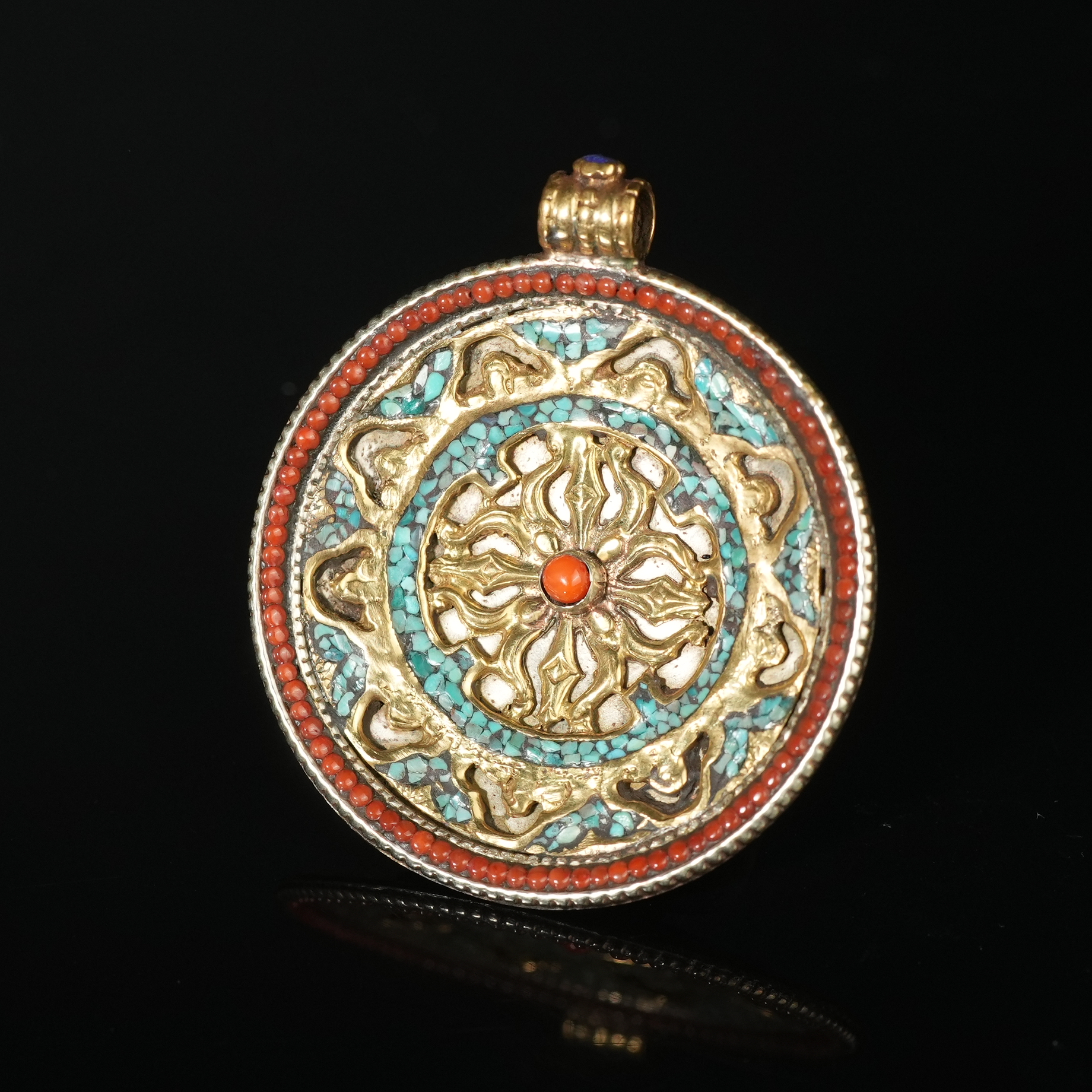 19-20世纪早期镶嵌九宫八卦牌【古珠精选】AABS2506263008