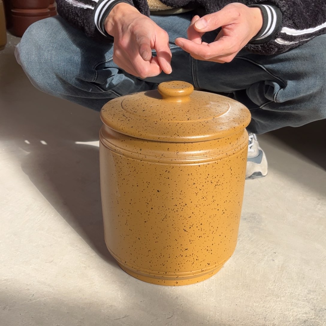 茶叶罐紫砂10 饼茶叶罐