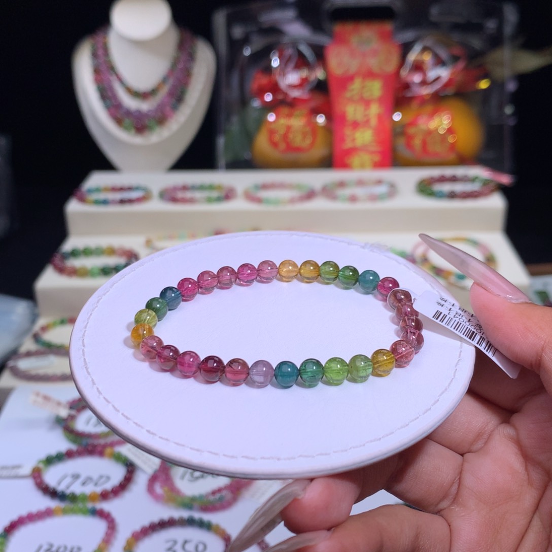 碧玺手链未镶嵌碧玺