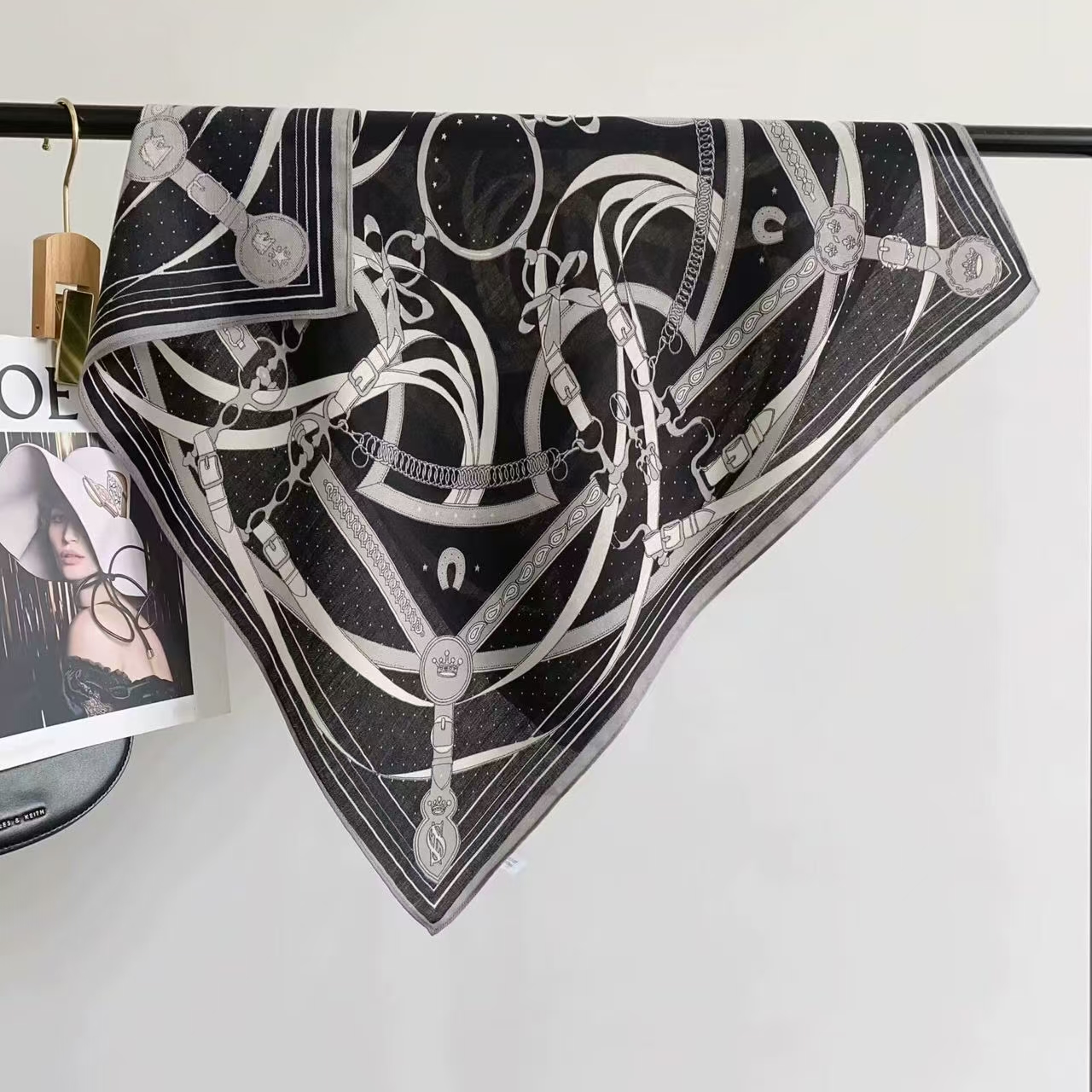 涛·桑蚕丝【53方巾】百搭气质高级百搭方巾