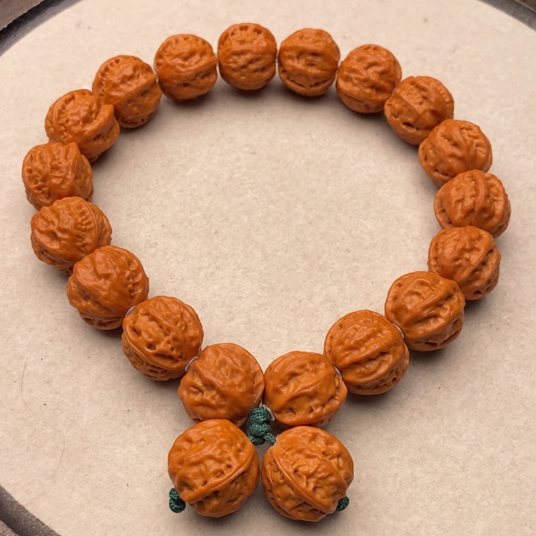 文玩核桃手串18尺树王八棱