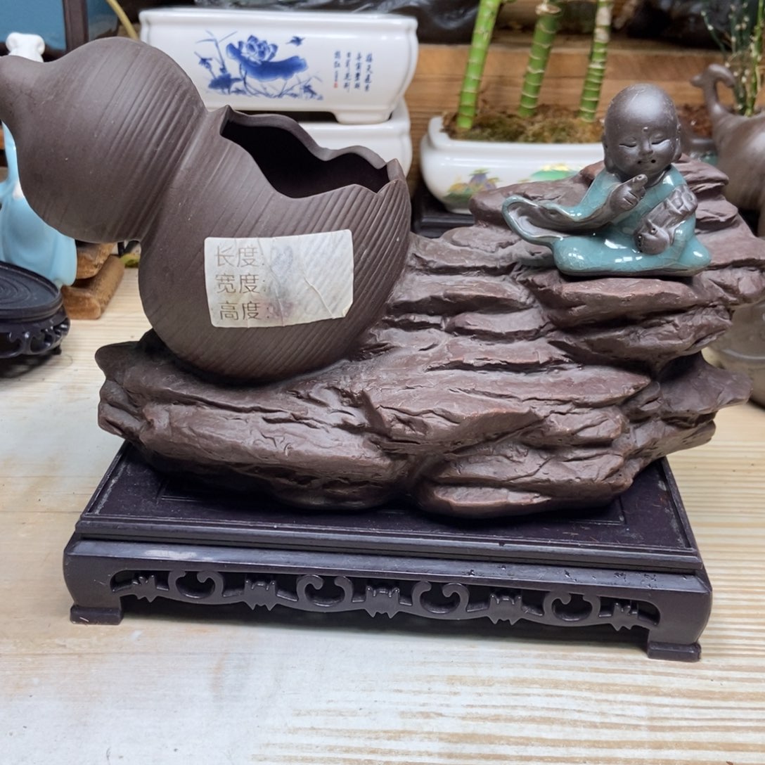 瓷片陶瓷花盆陶瓷艺术