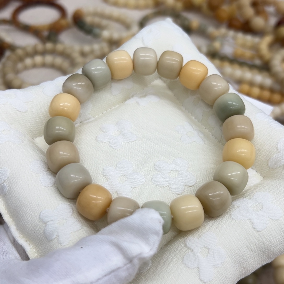 菩提根/象牙果吊坠14干磨燕麦奶咖008