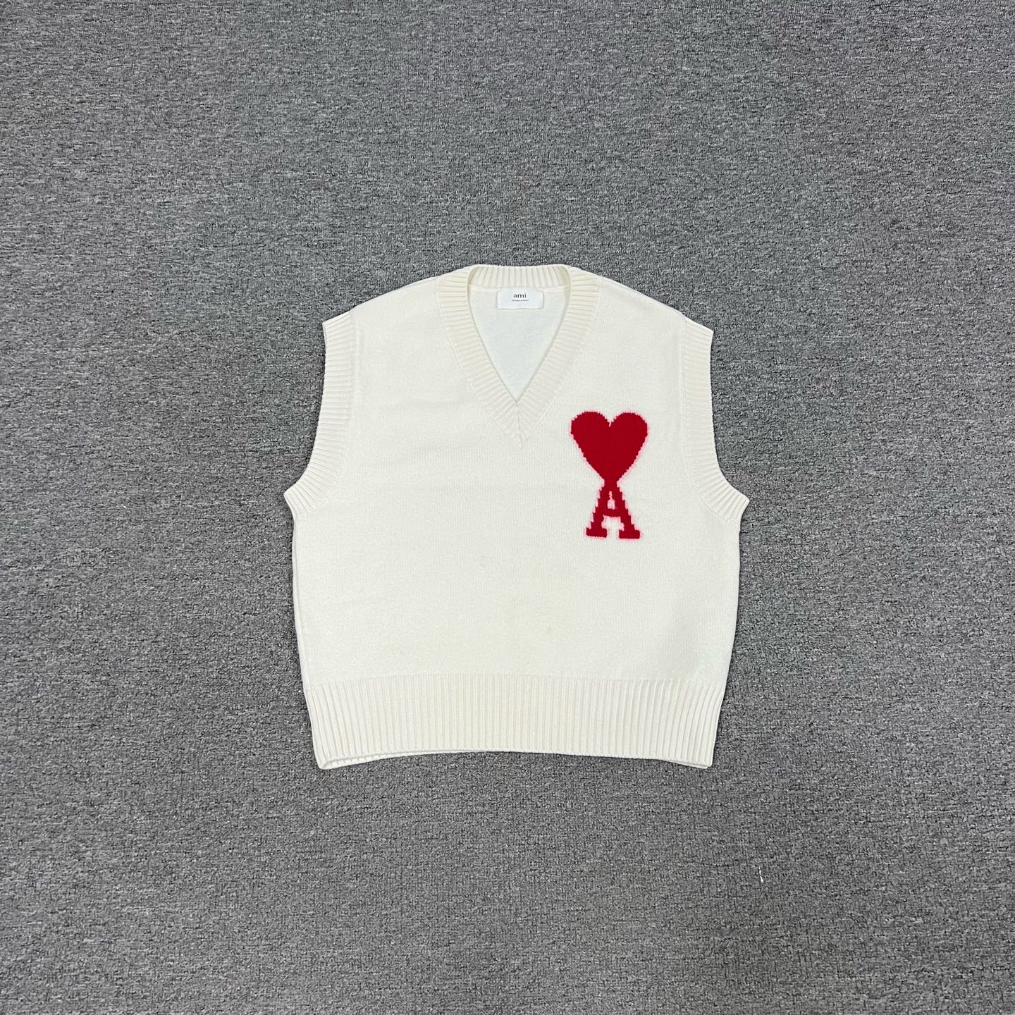 99新 AMIPARIS ami 针织马甲M码 