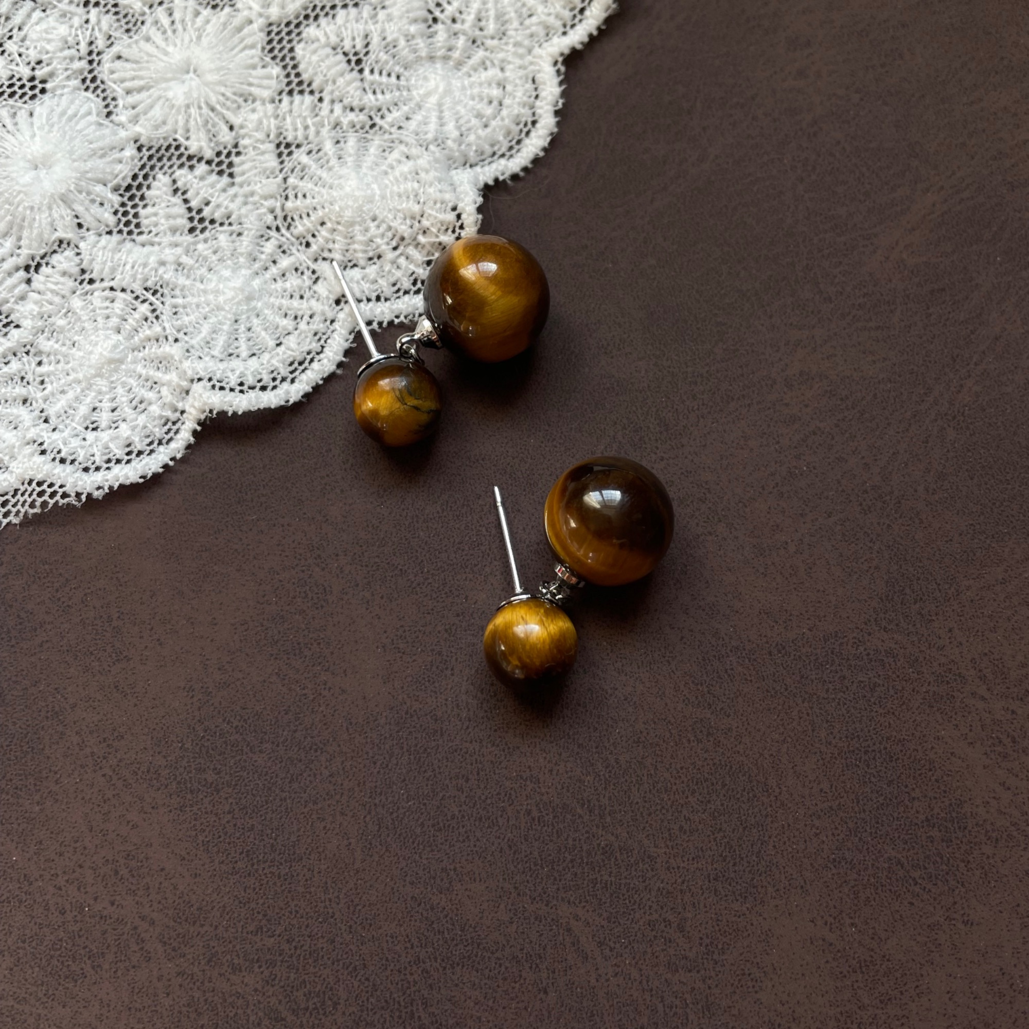 铜合金耳饰 金色轻奢日韩水果原创设计耳环配饰小巧欧美风小众