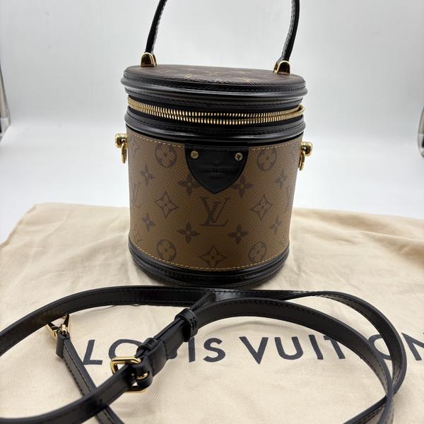 95新 LouisVuitton/路易威登 范大范 发财桶老花/8769 1489