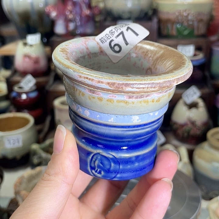 红陶内口径6高度7