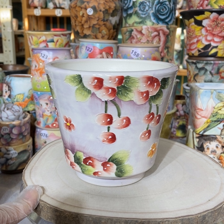 红陶景德镇艺术手绘作品