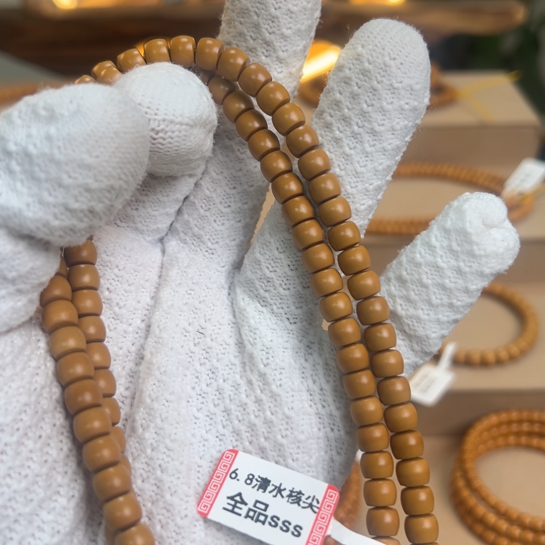 天***卫橄榄核手串/手链@@脖挂6.8