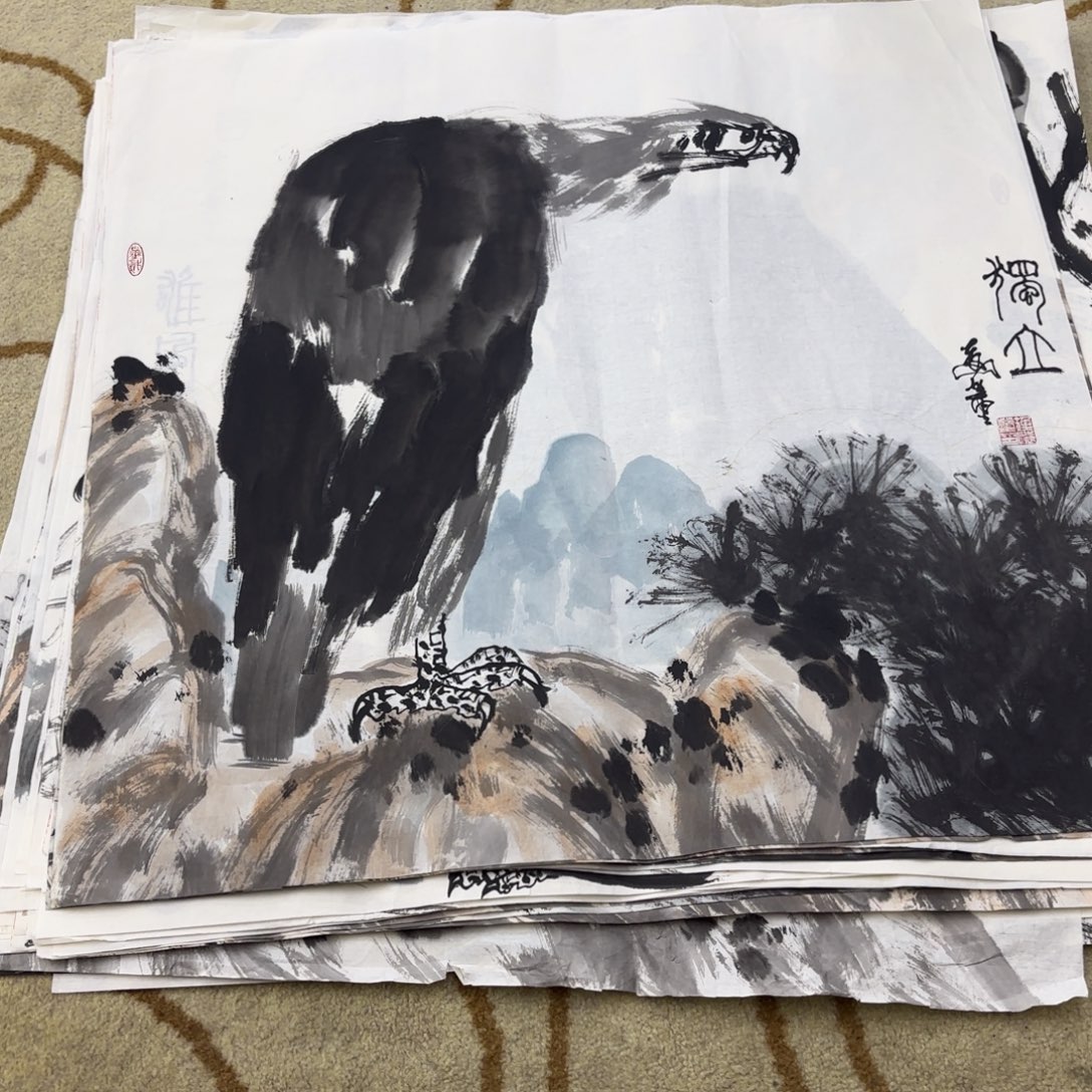 国画国画老师作品刘