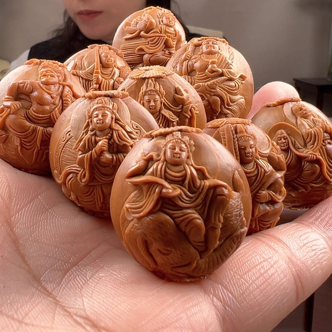 橄榄核手串/手链静*橄榄核雕橄榄核