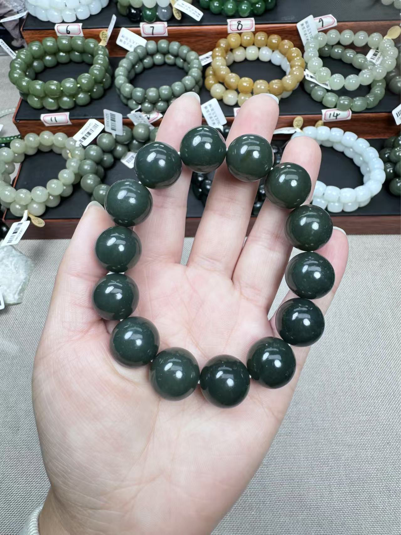 纯天然和田玉手串