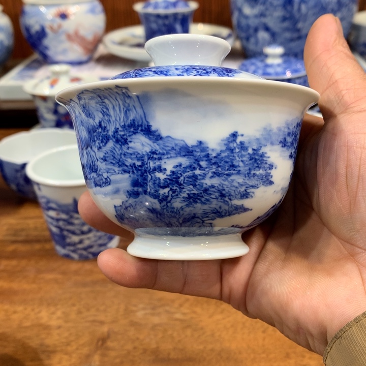 省级陶瓷艺术大师袁军老师青花